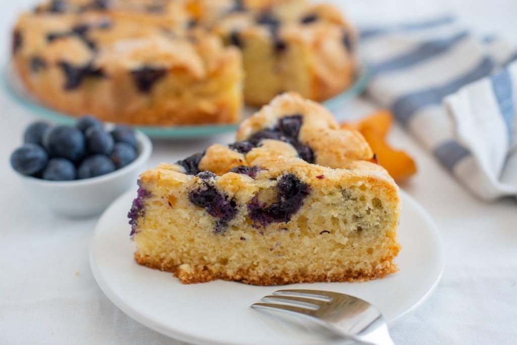 Gâteau aux myrtilles
